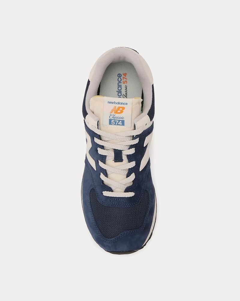 New Balance 574 Navy / Sea Salt Low Top Sneakers - 2
