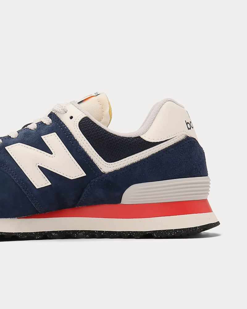 New Balance 574 Navy / Sea Salt Low Top Sneakers - 3