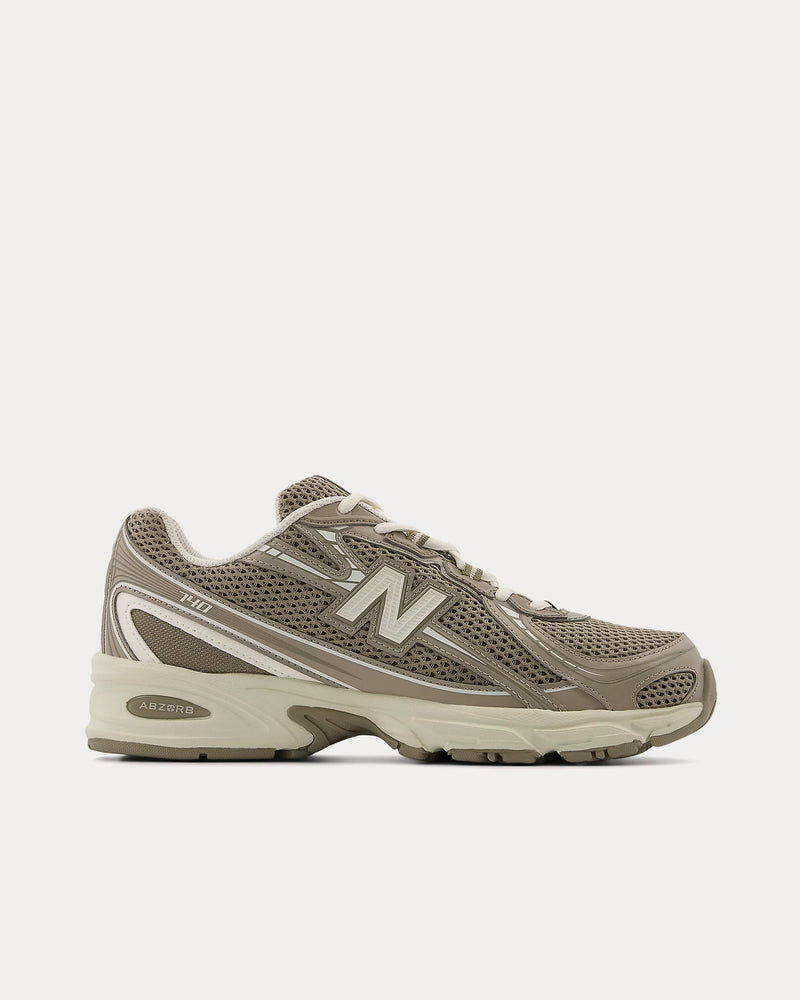New Balance 740 Dark Olivine / Silver Metallic / Sea Salt Low Top Sneakers - 1