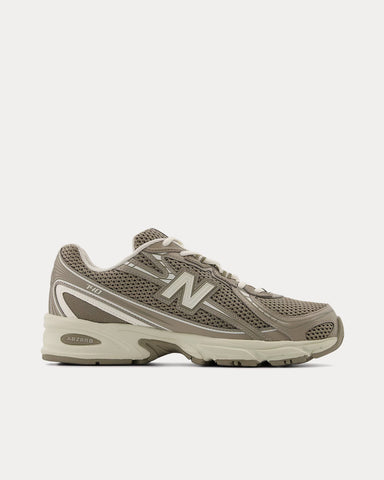 New Balance 740 Dark Olivine / Silver Metallic / Sea Salt Low Top Sneakers