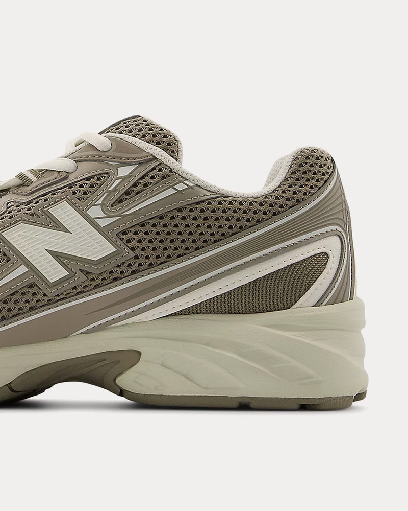 New Balance 740 Dark Olivine / Silver Metallic / Sea Salt Low Top Sneakers - 3