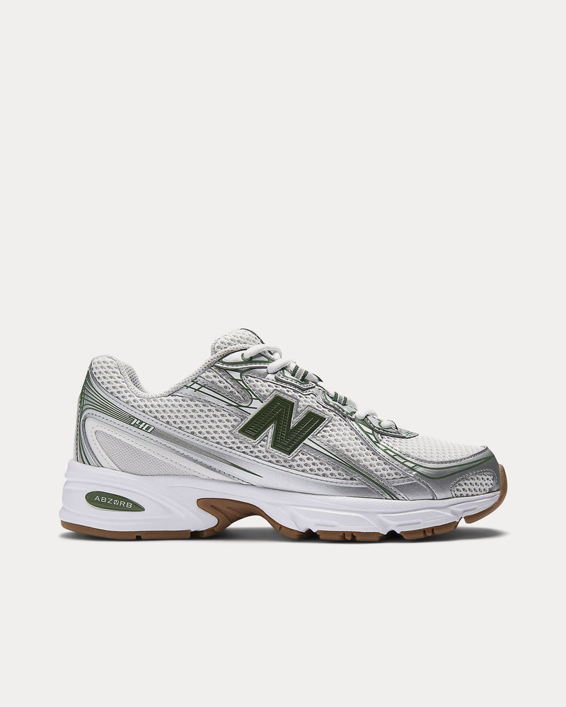 New Balance 740 Grey Matter / Dark Alpine Green / Reflection Low Top Sneakers - 1