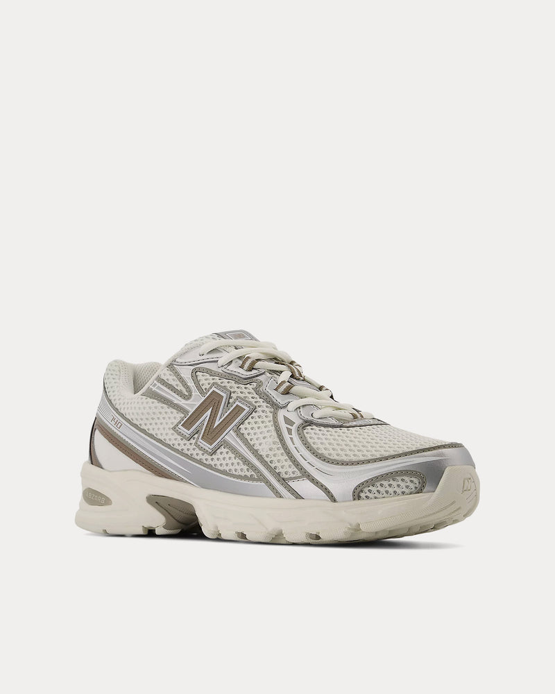 New Balance 740 Sea Salt / Arid Stone / Silver Metallic Low Top Sneakers - 3