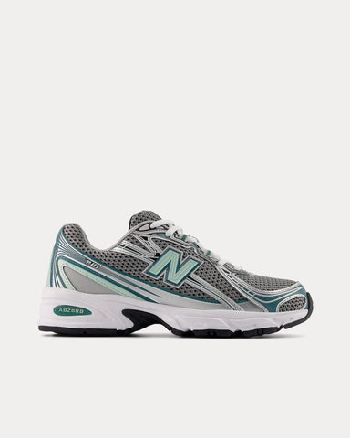New Balance 740 Silver Metallic / New Spruce / Clay Ash Low Top Sneakers