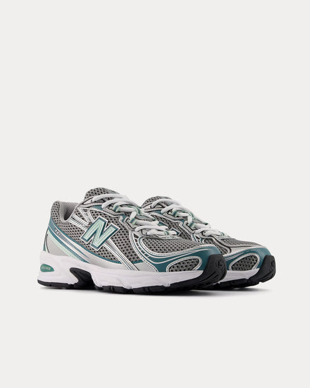 New Balance 740 Silver Metallic / New Spruce / Clay Ash Low Top Sneakers - 3