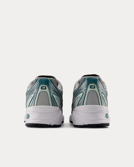 New Balance 740 Silver Metallic / New Spruce / Clay Ash Low Top Sneakers - 4