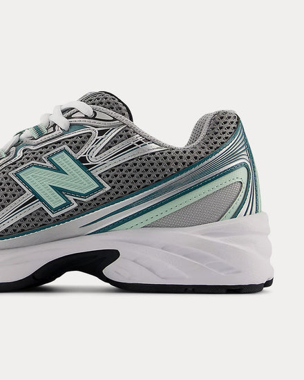 New Balance 740 Silver Metallic / New Spruce / Clay Ash Low Top Sneakers - 5