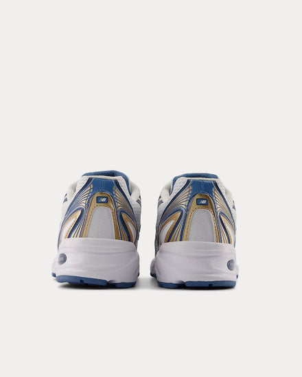 New Balance 740 Heron Blue / Vintage Indigo / Gold Metallic Low Top Sneakers - 4