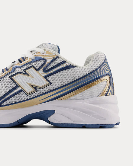 New Balance 740 Heron Blue / Vintage Indigo / Gold Metallic Low Top Sneakers - 5