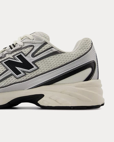 New Balance 740 Sea Salt / Black / Silver Metallic Low Top Sneakers - 4