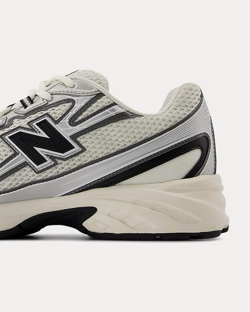 New Balance 740 Sea Salt / Black / Silver Metallic Low Top Sneakers - 4