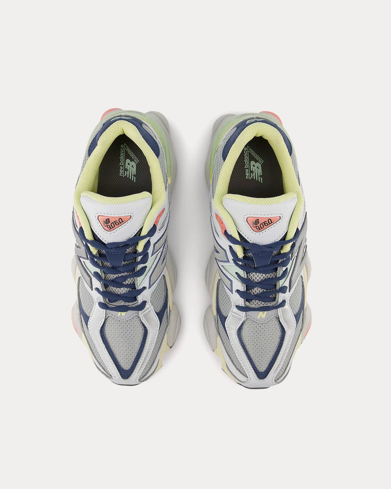 New Balance 9060 Ice Blue / Vintage Indigo / Silver Metallic Low Top Sneakers - 2