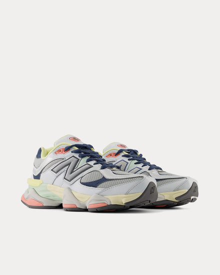 New Balance 9060 Ice Blue / Vintage Indigo / Silver Metallic Low Top Sneakers - 3