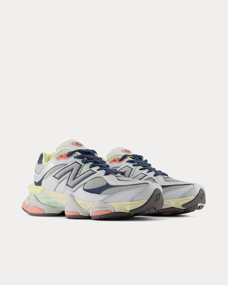 New Balance 9060 Ice Blue / Vintage Indigo / Silver Metallic Low Top Sneakers - 3