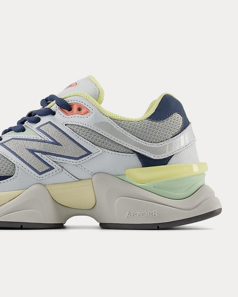 New Balance 9060 Ice Blue / Vintage Indigo / Silver Metallic Low Top Sneakers - 5