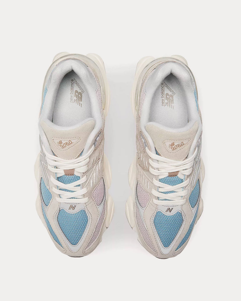 New Balance 9060 Mushroom / Aluminum / Cyclone Low Top Sneakers - 2