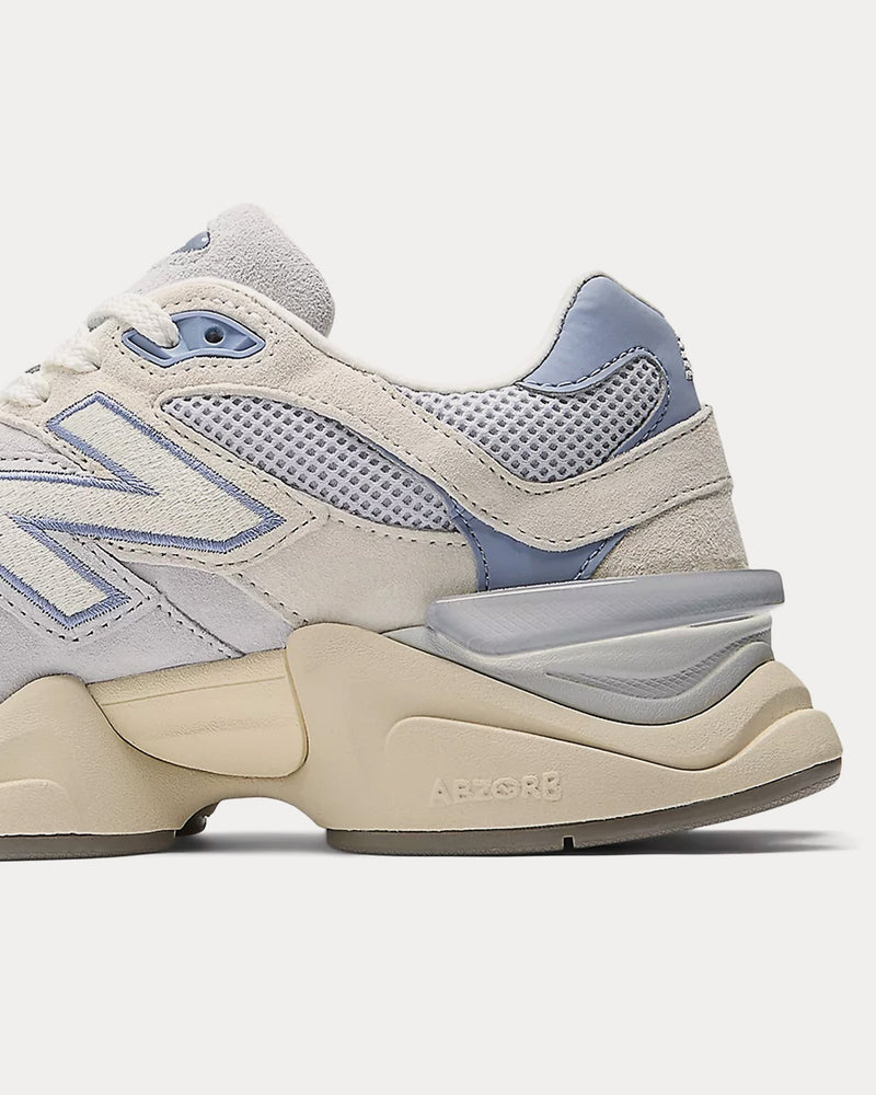 New Balance 9060 Pearl Grey / Linen Low Top Sneakers - 4