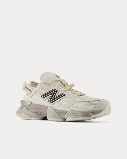 New Balance 9060 Sea Salt / Black / Linen Sneaker Mules - 3