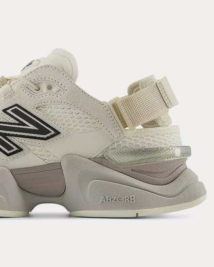 New Balance 9060 Sea Salt / Black / Linen Sneaker Mules - 6