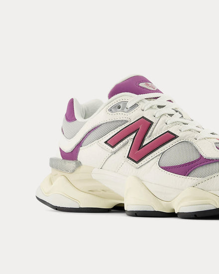 New Balance 9060 Sea Salt / Scorpio / Dusted Grape Low Top Sneakers - 3