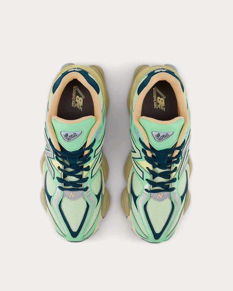 New Balance 9060 Sweetgrass / Deep Ocean / Silver Metallic Low Top Sneakers - 2