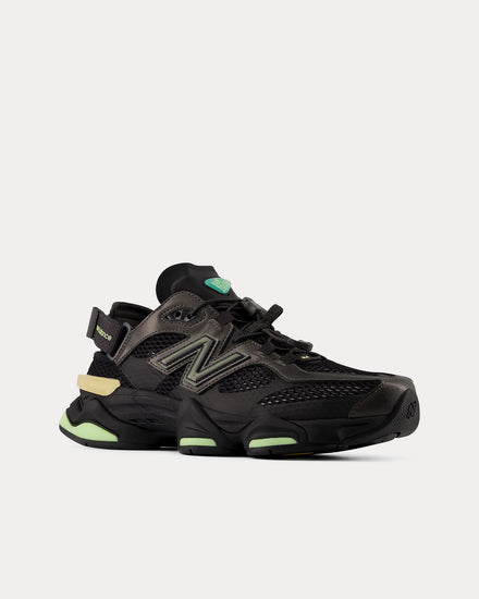 New Balance 9060 Black / Afterglow / Black Metallic Sneaker Mules - 3