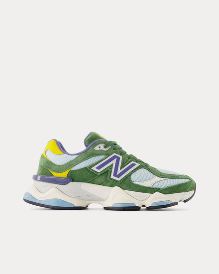 New Balance 9060 Dark Alpine Green / Frosted Glass Low Top Sneakers - 1