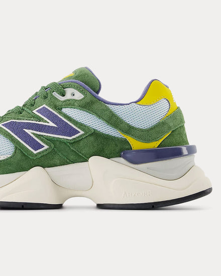 New Balance 9060 Dark Alpine Green / Frosted Glass Low Top Sneakers - 5