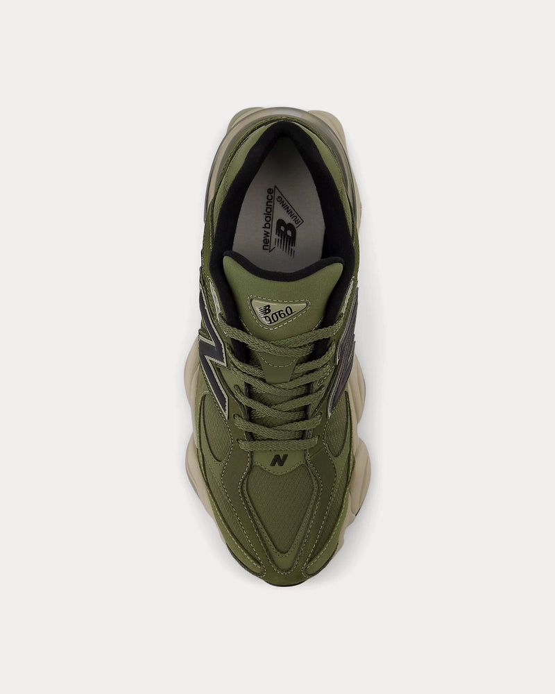 New Balance 9060 'Cordura' Dark Olivine Low Top Sneakers - 2