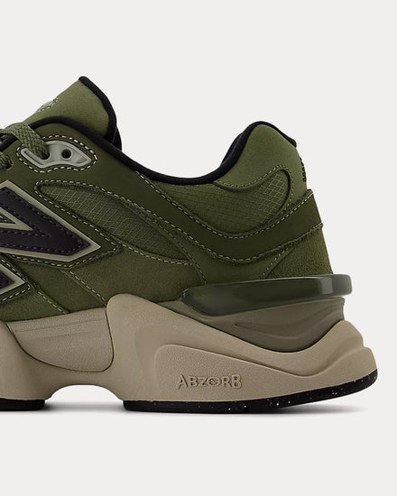 New Balance 9060 'Cordura' Dark Olivine Low Top Sneakers - 3