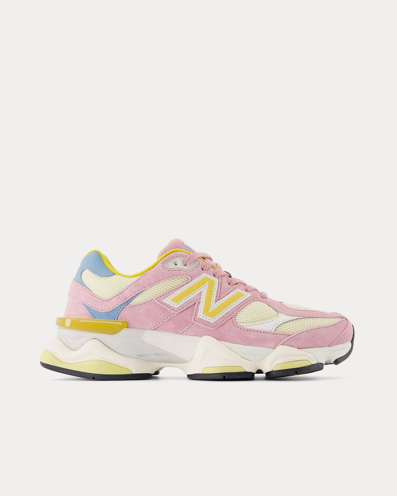 New Balance 9060 Pink Taffy / Calcium Low Top Sneakers - 1