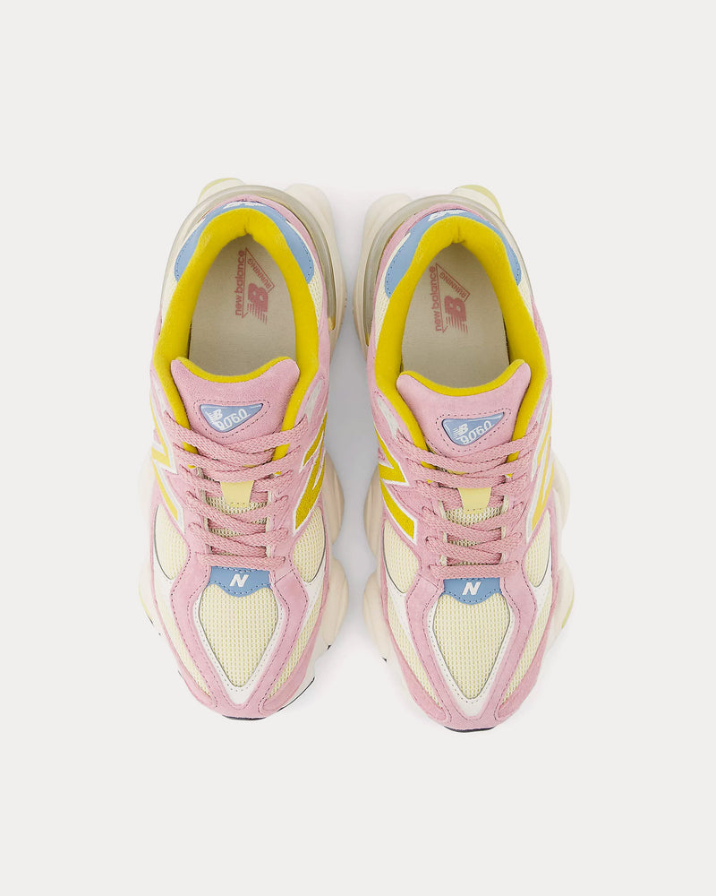 New Balance 9060 Pink Taffy / Calcium Low Top Sneakers - 2