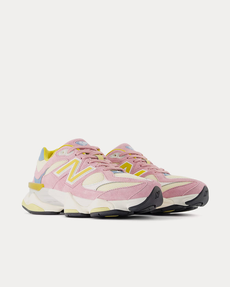 New Balance 9060 Pink Taffy / Calcium Low Top Sneakers - 3
