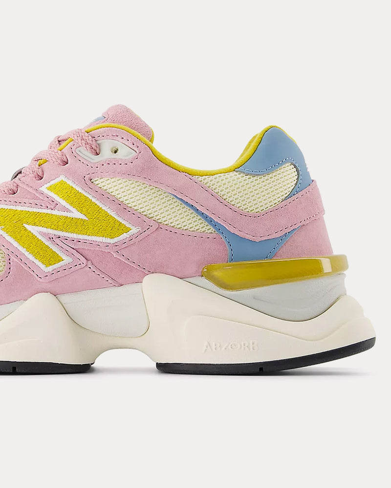 New Balance 9060 Pink Taffy / Calcium Low Top Sneakers - 5