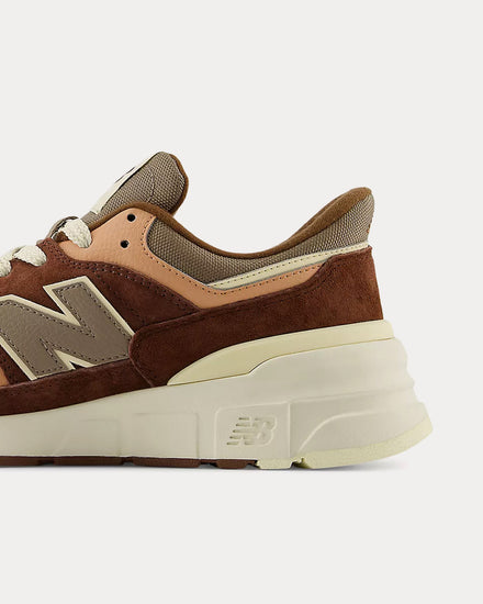 New Balance 997r Rich Oak / Mushroom Low Top Sneakers - 3