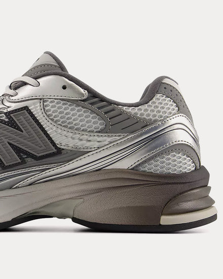 New Balance Abzorb 2010 'Grey Days' Black Silver Metallic / Silver Metallic / Castlerock Low Top Sneakers - 5