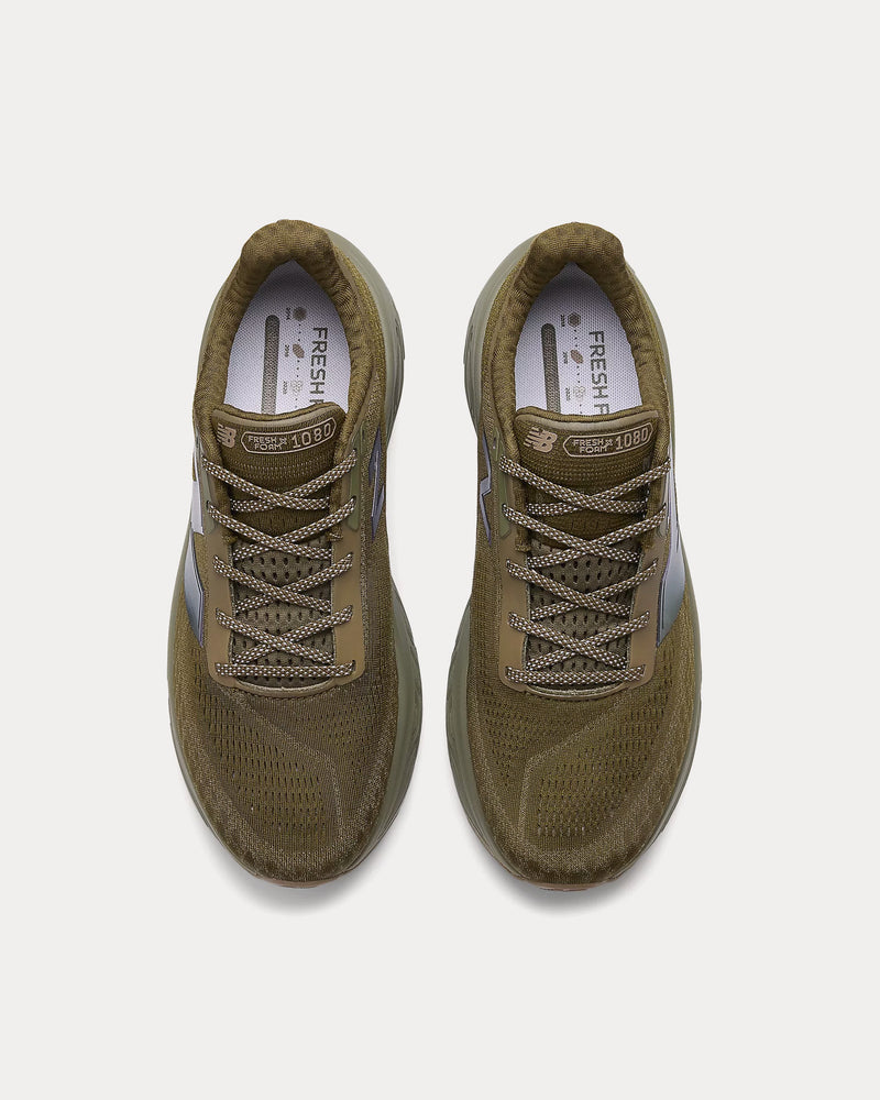 New Balance Fresh Foam X 1080v14 Woodland / Dark Olivine / Raw Leather Running Shoes - 2