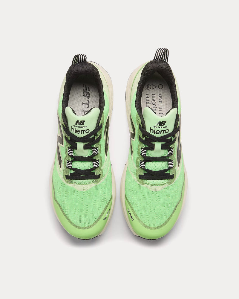 New Balance Fresh Foam X Hierro v9 Electric Jade / Black Running Shoes - 2