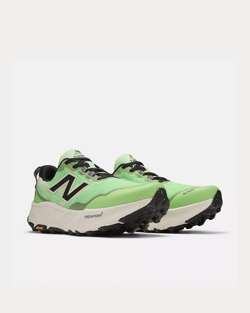 New Balance Fresh Foam X Hierro v9 Electric Jade / Black Running Shoes - 3