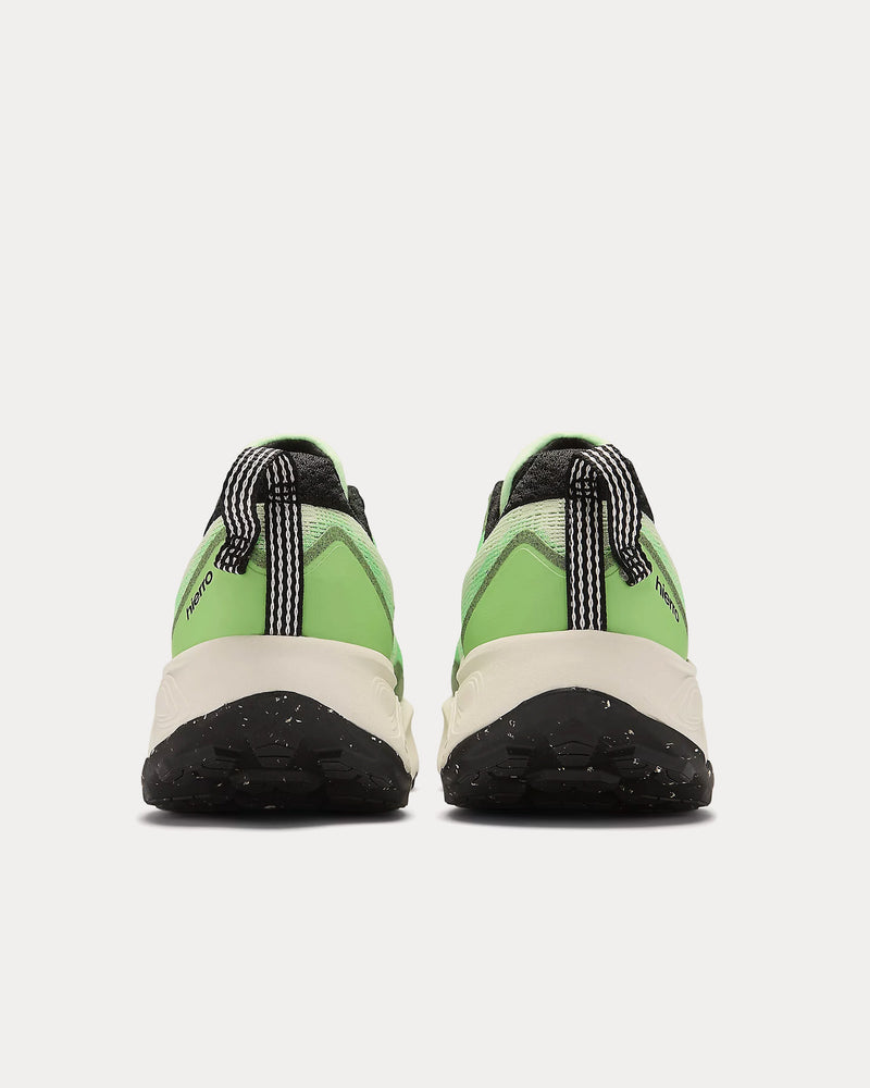 New Balance Fresh Foam X Hierro v9 Electric Jade / Black Running Shoes - 4