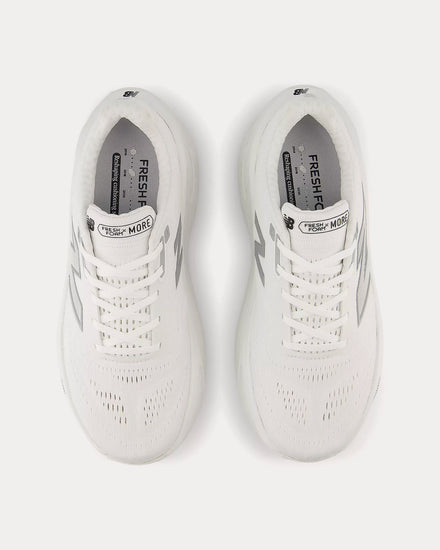 New Balance Fresh Foam X More v5 White / Reflection / Silver Metallic Running Shoes - 2