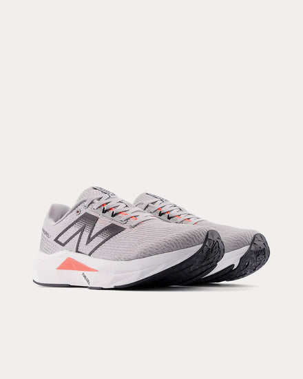 New Balance FuelCell Propel v5 Rain Cloud / Urgent Red / Black Cement Running Shoes - 3