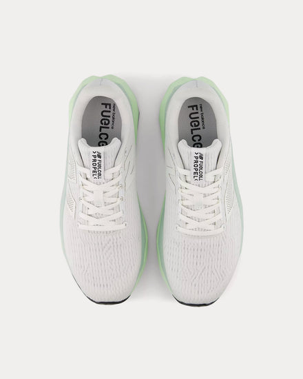 New Balance FuelCell Propel v5 White / Melon Water / Clay Ash Running Shoes - 2