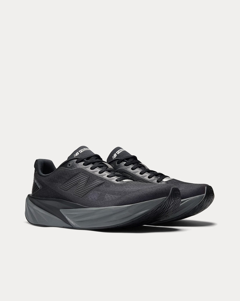 New Balance FuelCell Rebel v5 Black / Castlerock / Black Cement Running Shoes - 3
