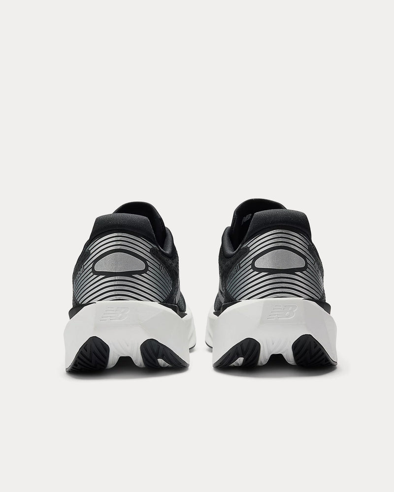 New Balance FuelCell Rebel v5 Black / White / Silver Metallic Running Shoes - 4