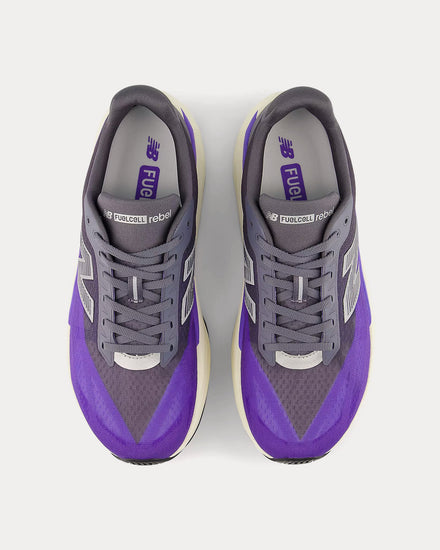 New Balance FuelCell Rebel v5 Electric Indigo / Truffle Salt / Silver Metallic Running Shoes - 2