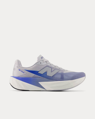 New Balance FuelCell Rebel v5 Pearl Grey / Dusk Shower / Blue Bird Running Shoes