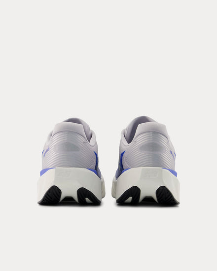 New Balance FuelCell Rebel v5 Pearl Grey / Dusk Shower / Blue Bird Running Shoes - 4