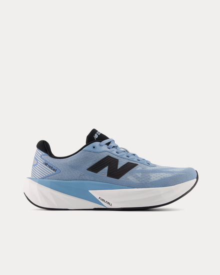 New Balance FuelCell Rebel v5 Still Water / Raincloud / White Running Shoes - 1