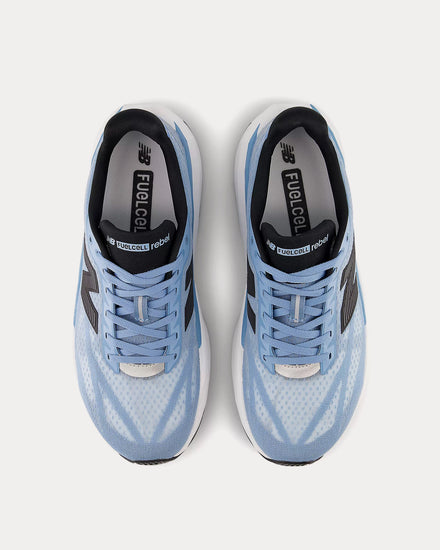 New Balance FuelCell Rebel v5 Still Water / Raincloud / White Running Shoes - 2